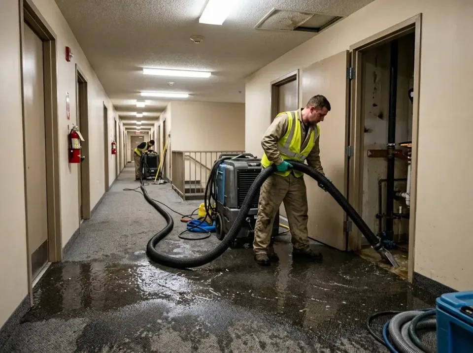 multi-unit-apartment-hallway-f-005 — frequently asked questions, Emergency Burst Pipe Water Extraction & Removal in Trotwood…